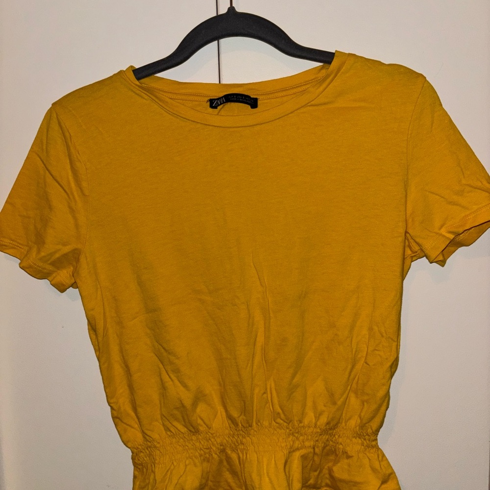Zara Women's Yellow Top